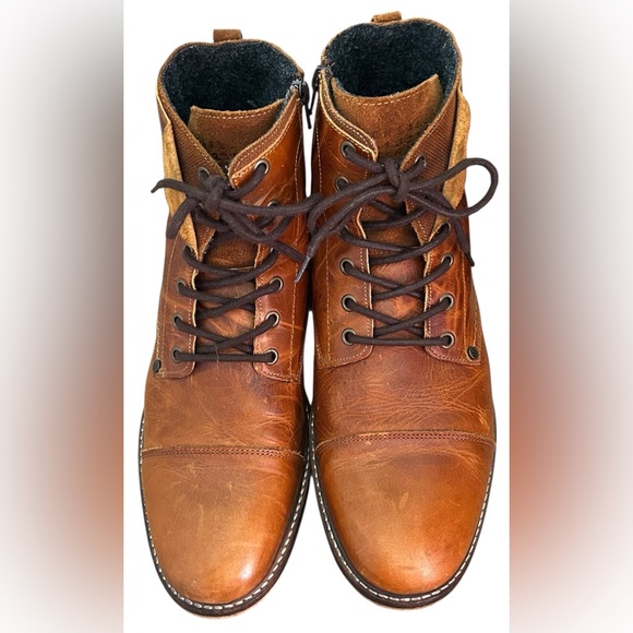 Men’s Bullboxer Kelden Cap Toe Leather Boots SZ 12 - Picture 5 of 6